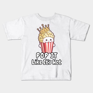Cute Funny Popcorn Kids T-Shirt